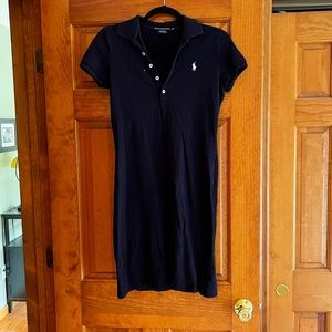 Navy polo dress